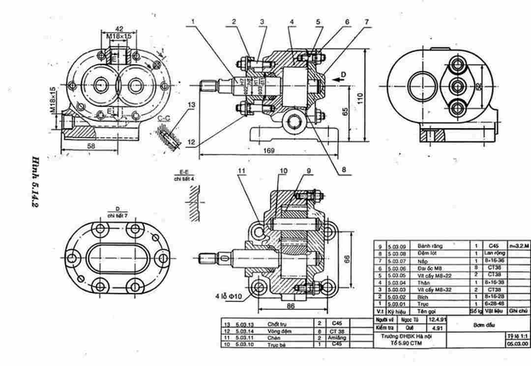 Trình tự đọc bản vẽ chi tiết, lập bản vẽ vô cùng quan trọng