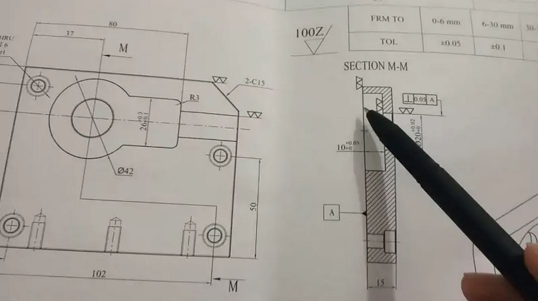 Đọc bản vẽ chi tiết thông qua 4 bước cơ bản