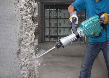 Hình dáng một chiếc máy đục bê tông