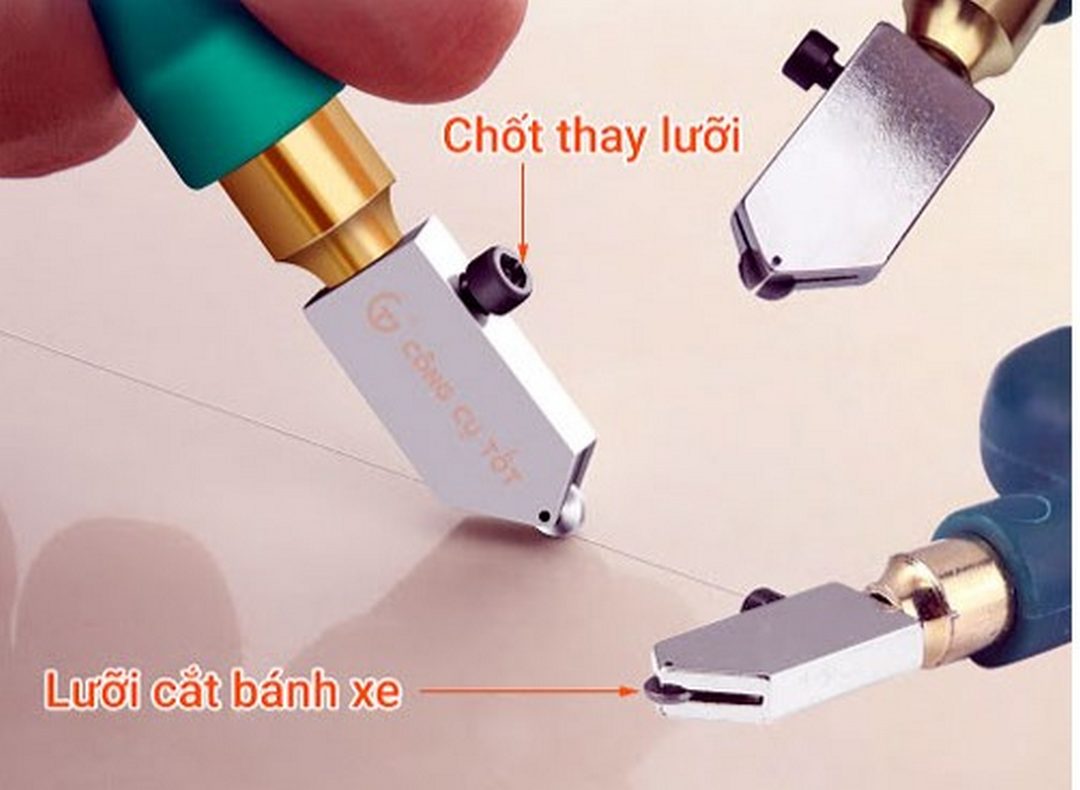 Ảnh: Cấu tạo dao cắt kính cường lực thông dụng