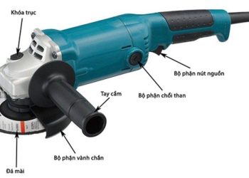 Cấu tạo cơ bản của một chiếc máy mài cầm tay